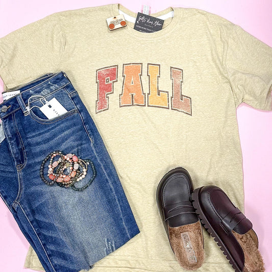 Distressed Fall Graphic Tee