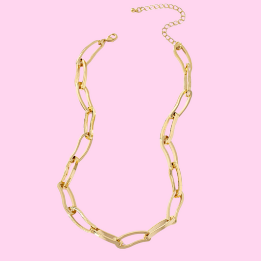 Chunky Paper Clip Chain Necklace