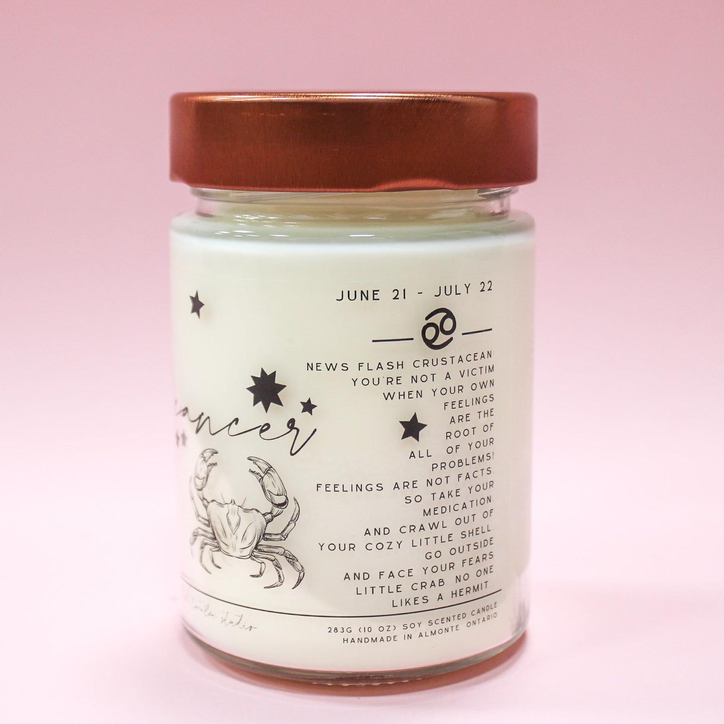 Zodiac Birthday Month Candle Collection w/Funny Horoscope
