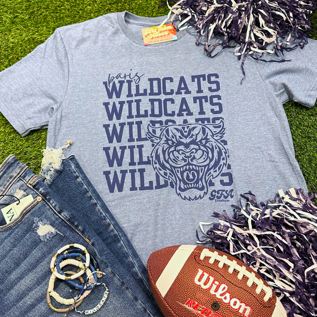 Monochromatic Varsity Wildcat Tee