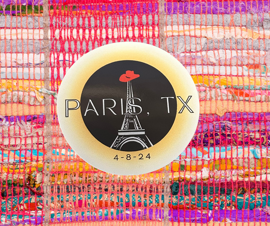 Paris Texas Eclipse Sticker