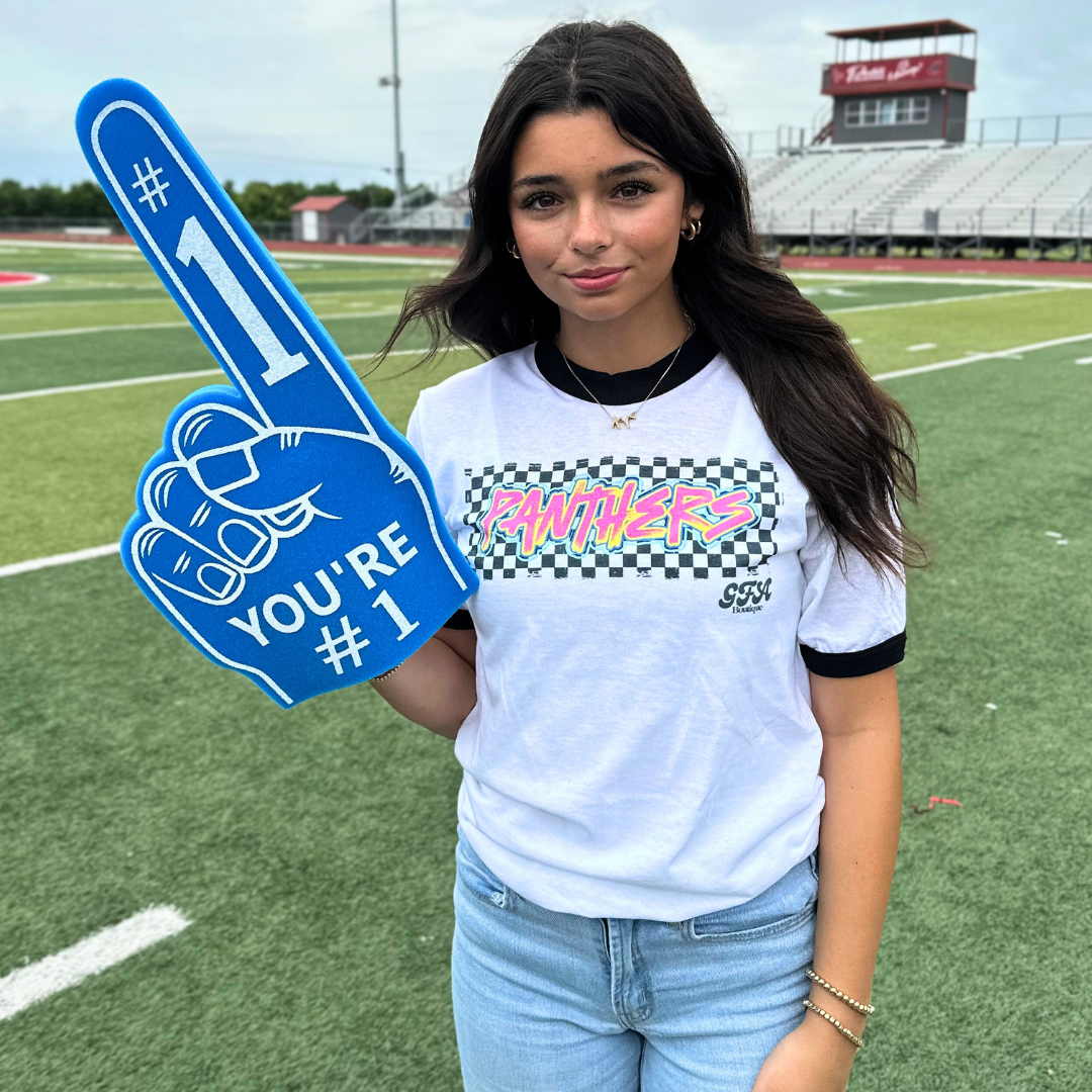 Custom Checker Graffiti Tee