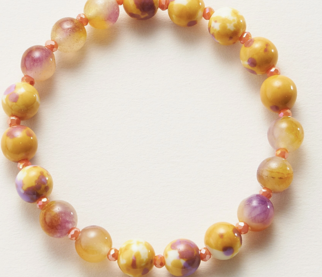 Natural Stone Beaded Bracelet