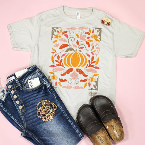 September Special- Fall Floral Design Tee