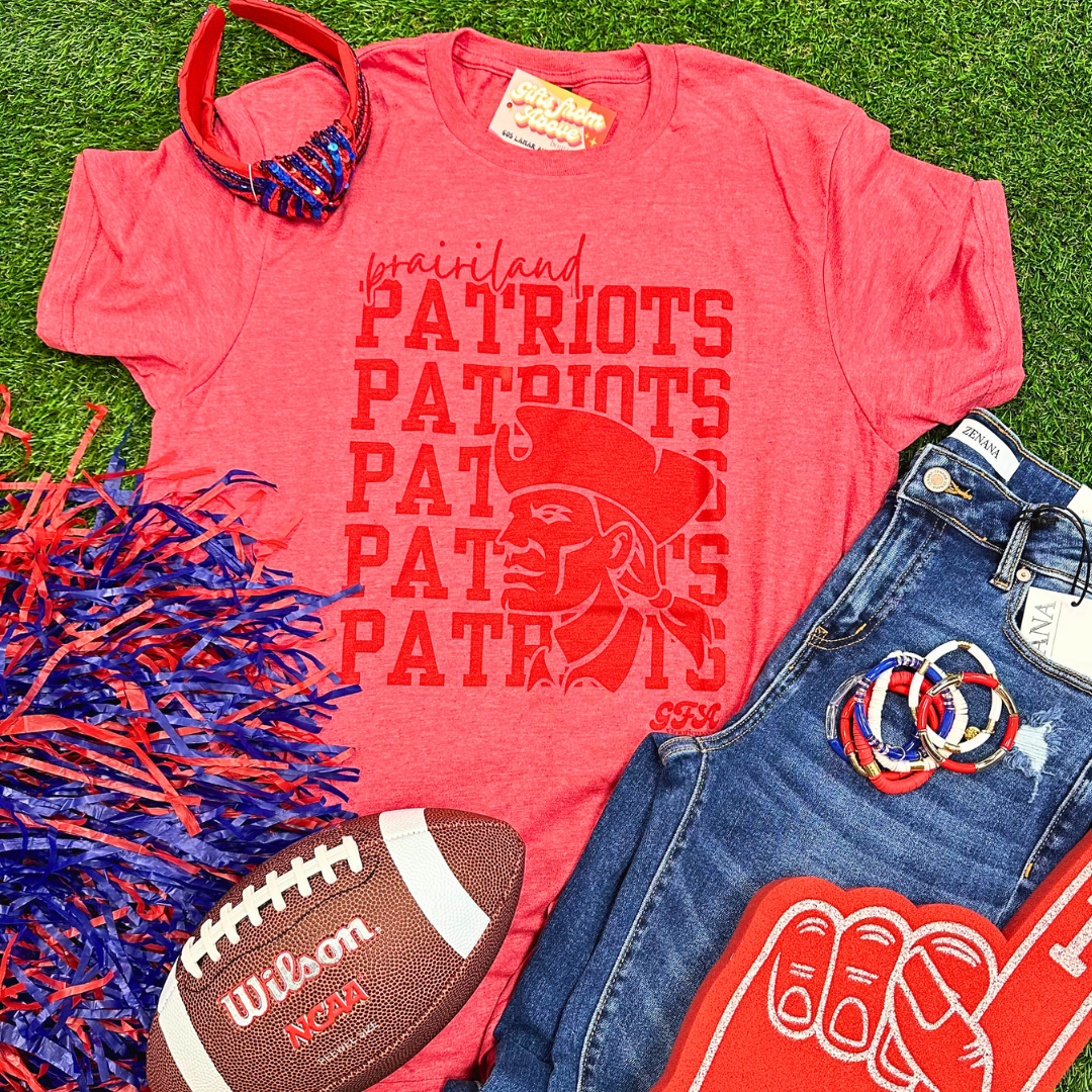 Monochromatic Varsity Patriot Tee