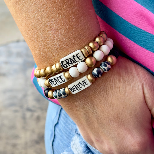 Affirmation Word Bracelets