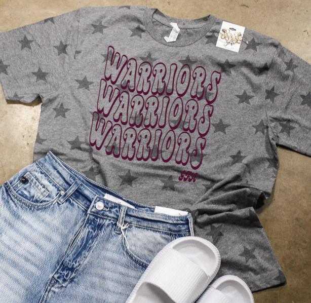 Wavy Star Mascot Spirit Tee