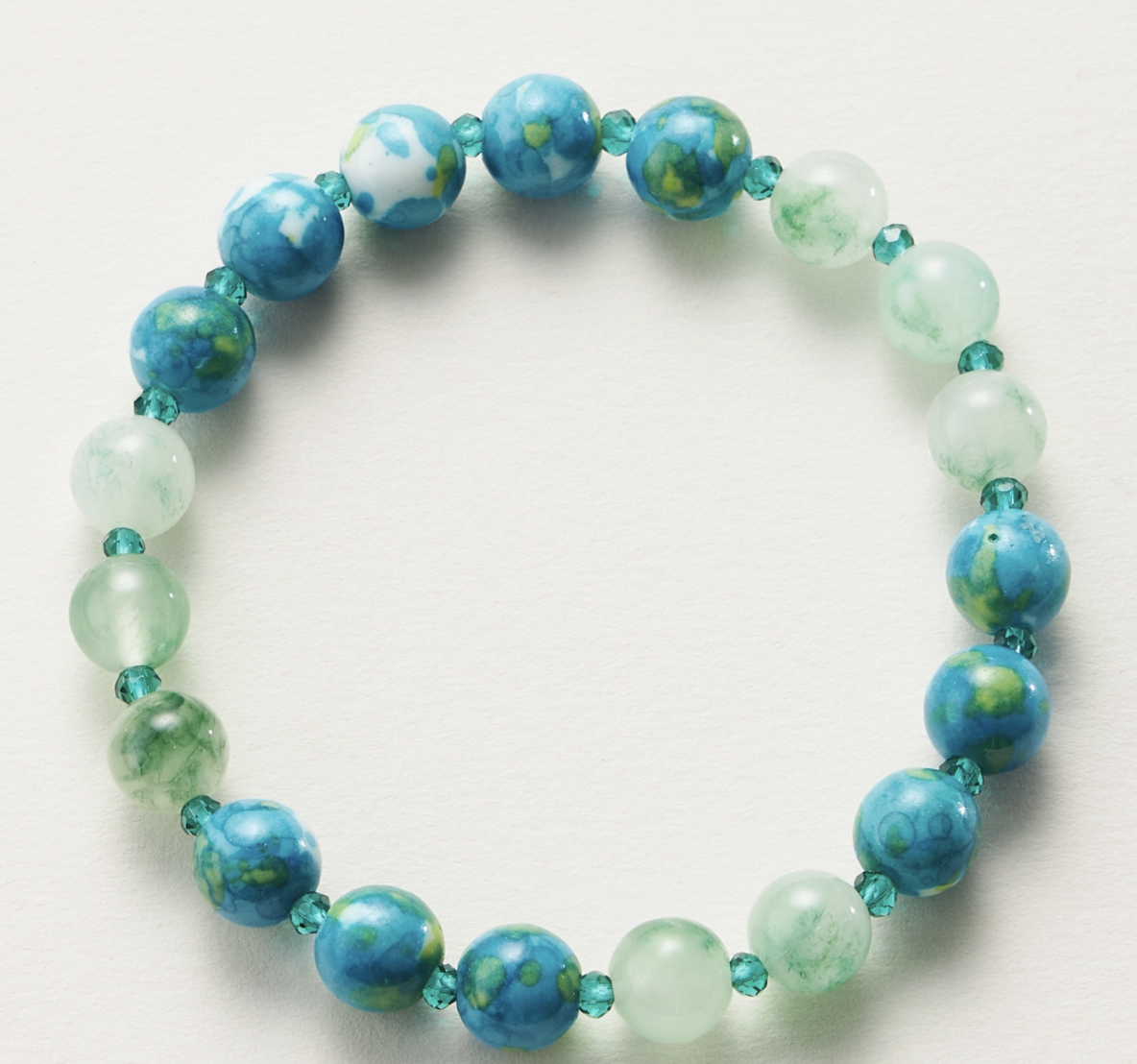 Natural Stone Beaded Bracelet