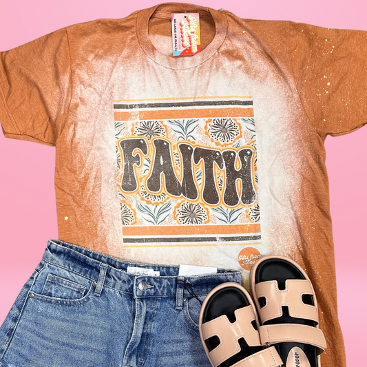 Distressed Faith Graphic Tee