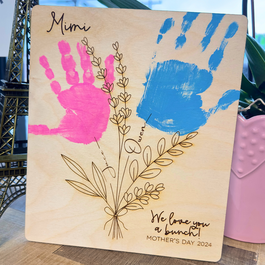 Mother's Day Personalized Handprint Art