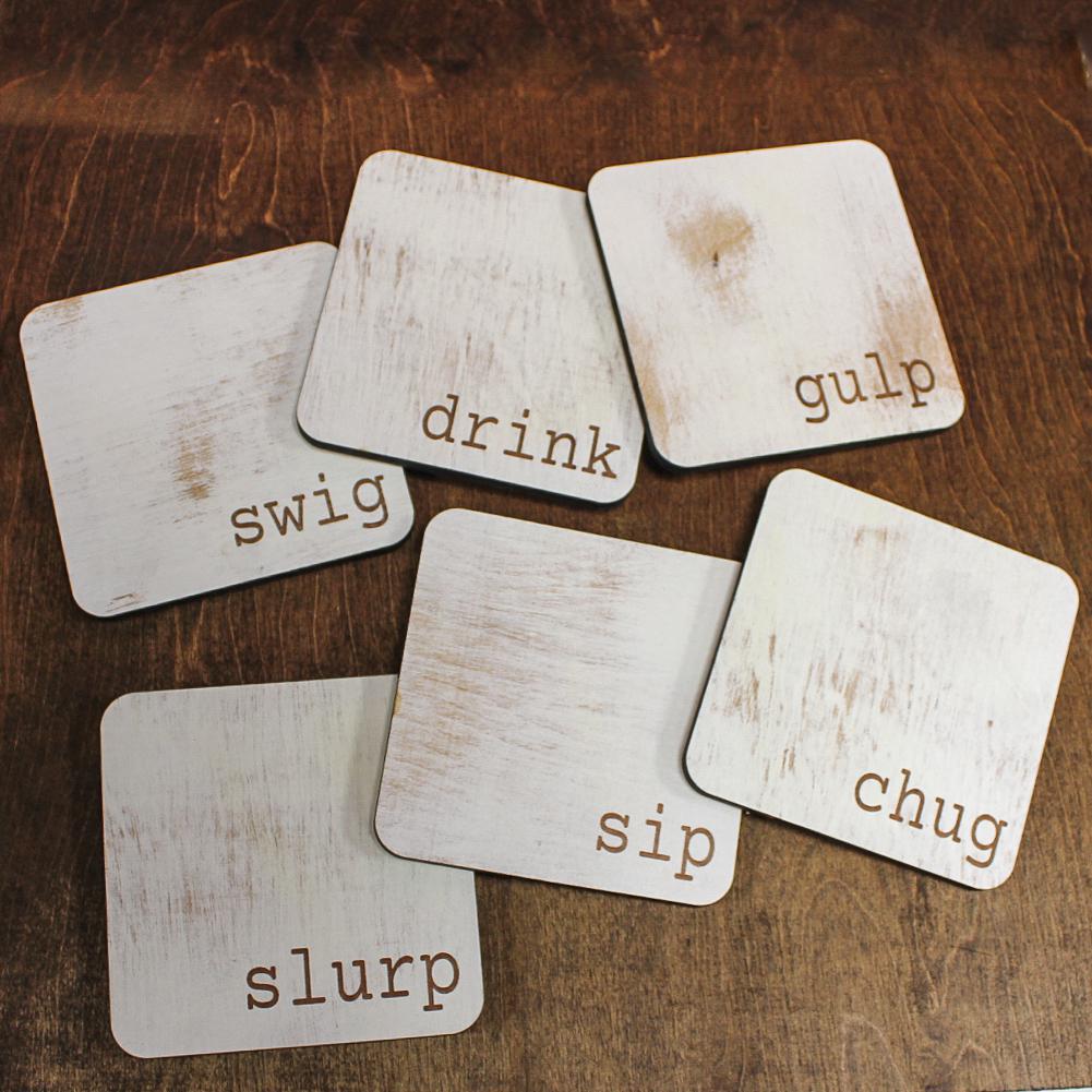 Farmhouse Coaster Set