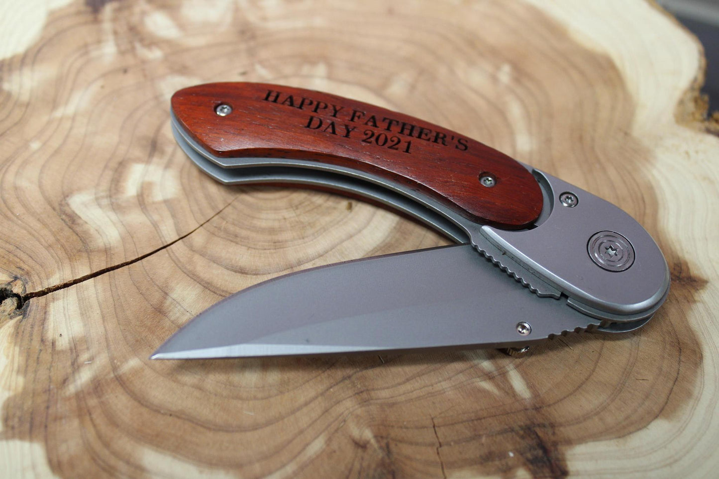 Large Personalized Men's Pocket Knife