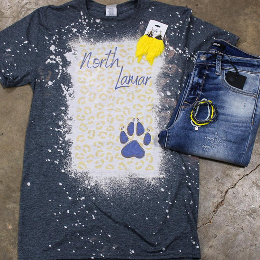 North Lamar Panther Bleached Leopard