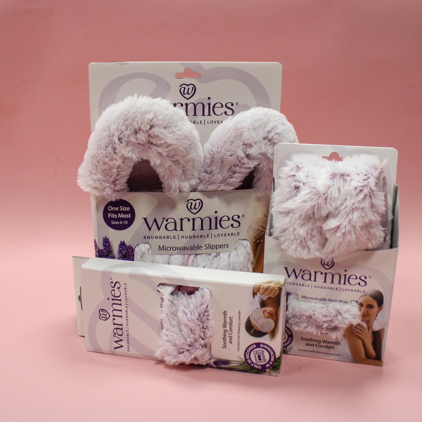 Warmies Pink Marshmallow Collection