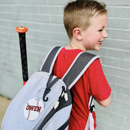 Baseball or Softball Bag Tag
