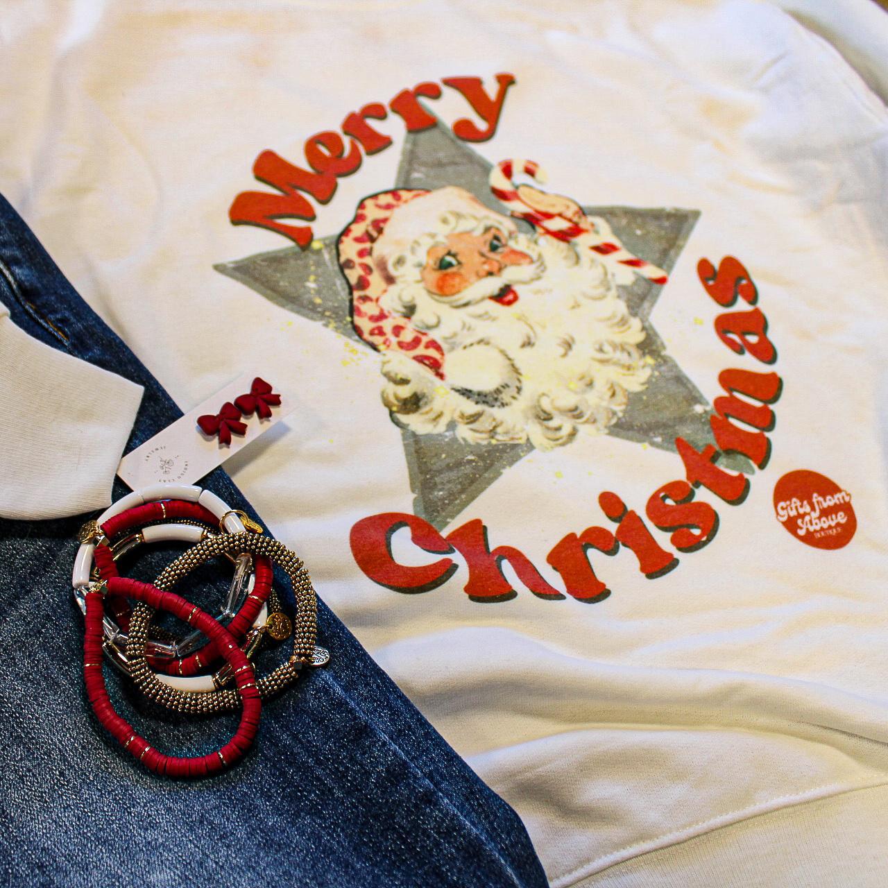 Merry Christmas Vintage Santa