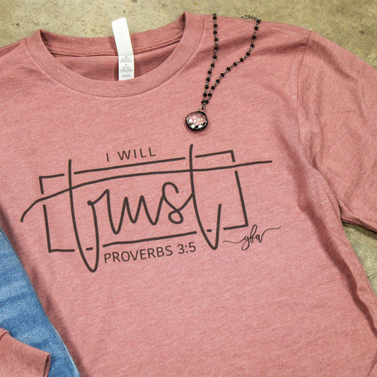 I Will Trust Long-sleeved Tee