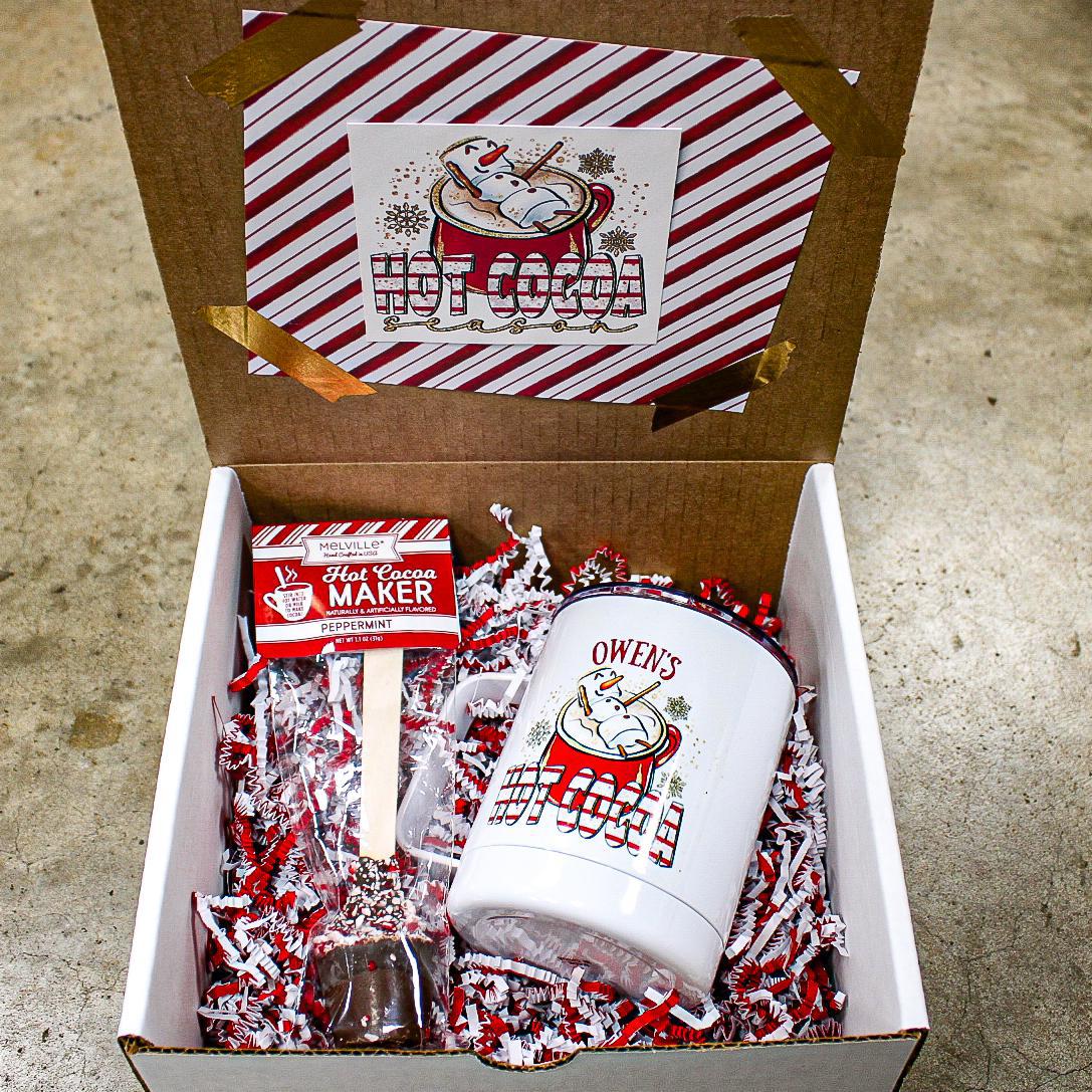 Personalized Hot Cocoa Gift Box or Mug