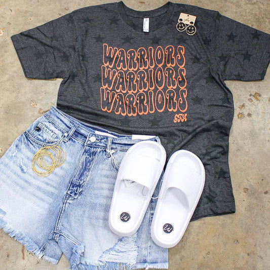 Wavy Honey Grove Warriors Spirit Tee